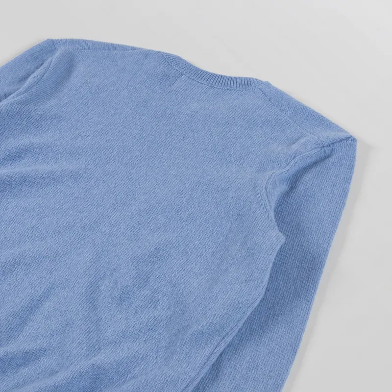 Colorful Standard Womens Classic Merino Wool Crew Seaside Blue-3