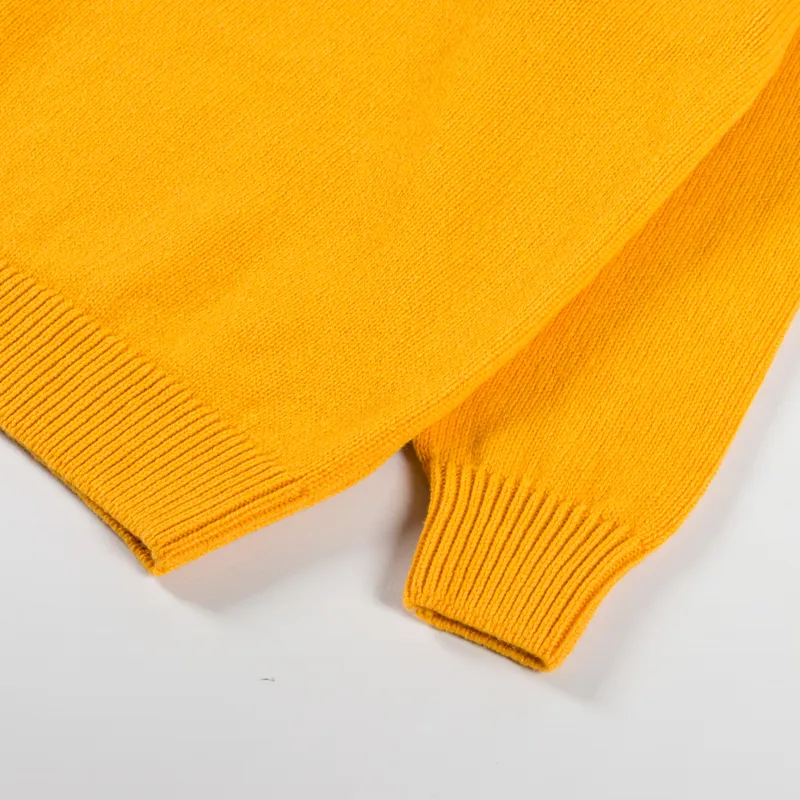 Colorful Standard Womens Oversized Merino Wool Crew Burned Yellow-5