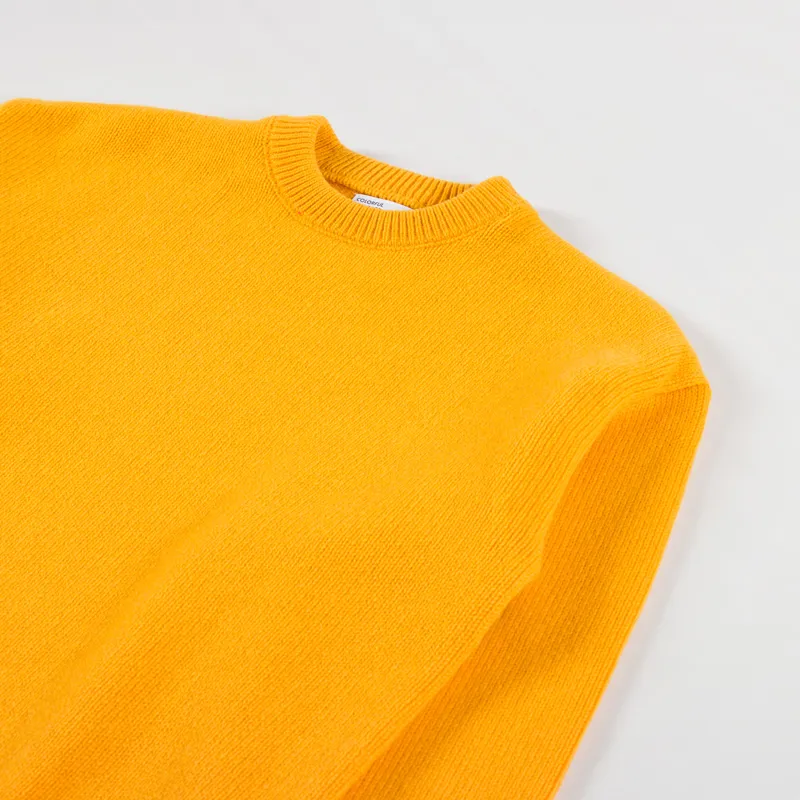 Colorful Standard Womens Oversized Merino Wool Crew Burned Yellow-2