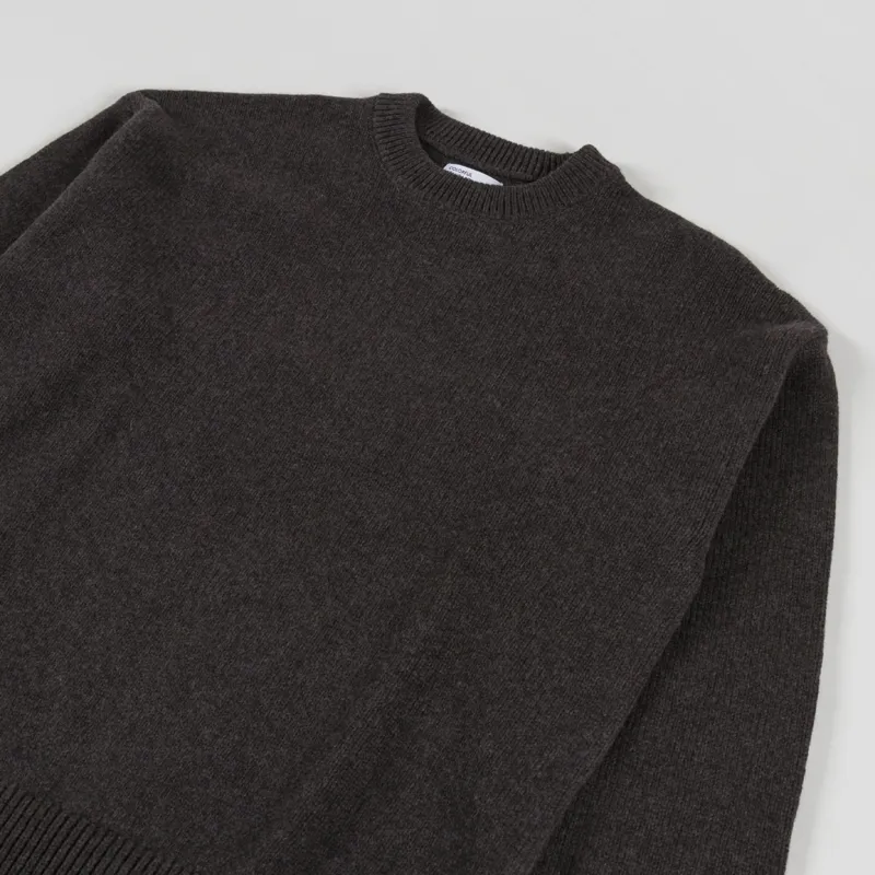 Colorful Standard Oversized Merino Wool Crew Coffee Brown-2
