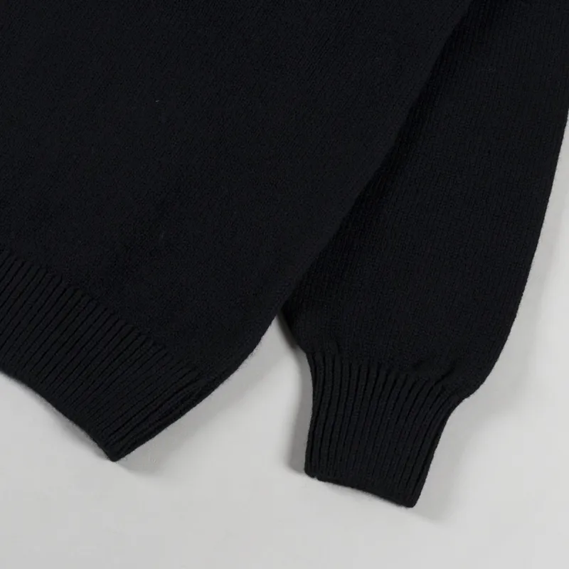 Colorful Standard Oversized Merino Wool Crew Deep Black-3