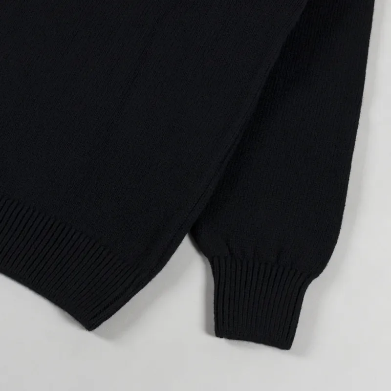 Colorful Standard Oversized Merino Wool Crew Deep Black-4