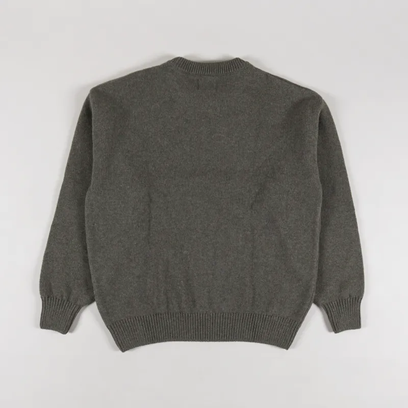 Colorful Standard Oversized Merino Wool Crew Dusty Olive-1