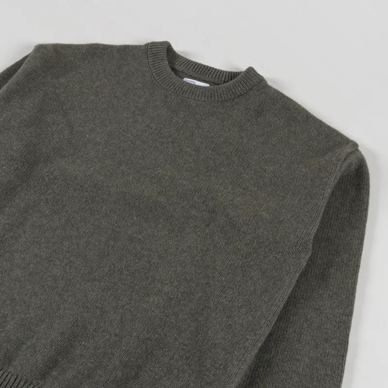 Colorful Standard Oversized Merino Wool Crew Dusty Olive-2