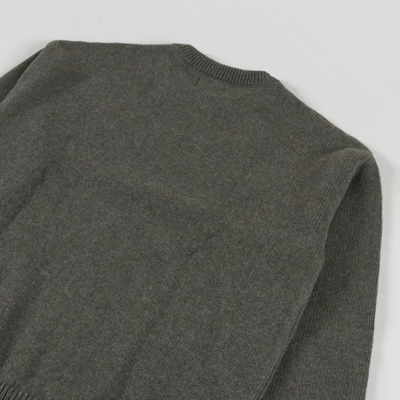 Colorful Standard Oversized Merino Wool Crew Dusty Olive-3
