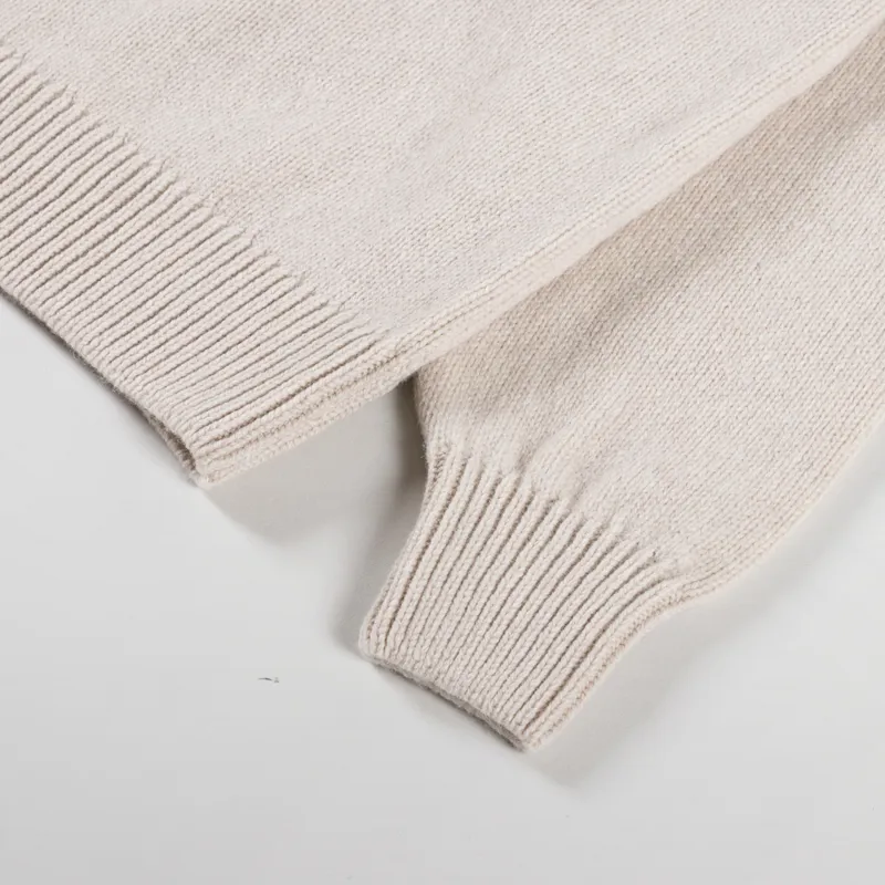 Colorful Standard Oversized Merino Wool Crew Ivory White-4