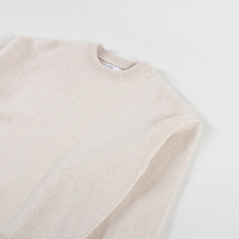 Colorful Standard Oversized Merino Wool Crew Ivory White-2