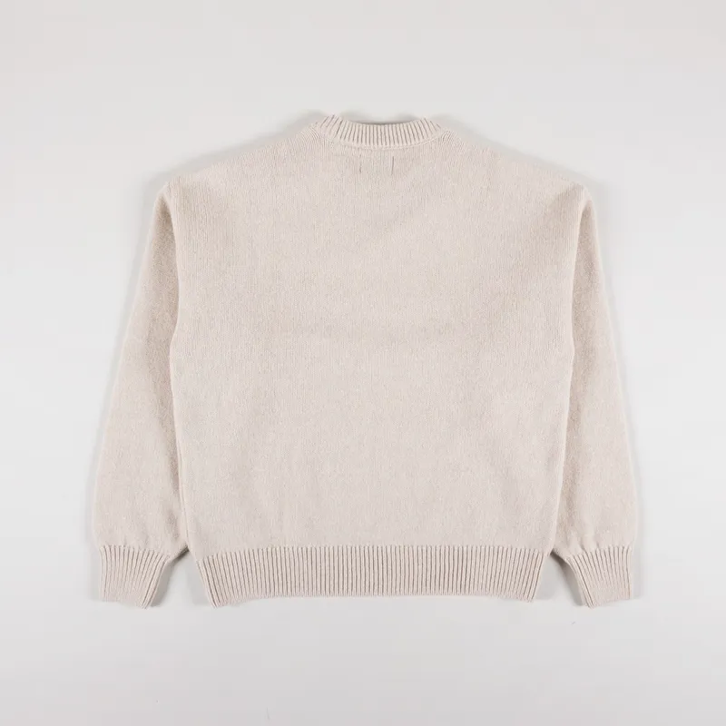 Colorful Standard Oversized Merino Wool Crew Ivory White-1