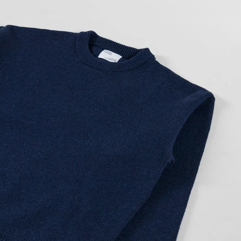 Colorful Standard Oversized Merino Wool Crew Marine Blue-2