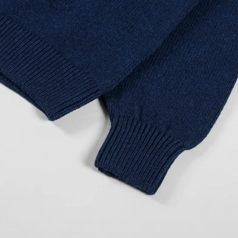 Colorful Standard Oversized Merino Wool Crew Marine Blue-5