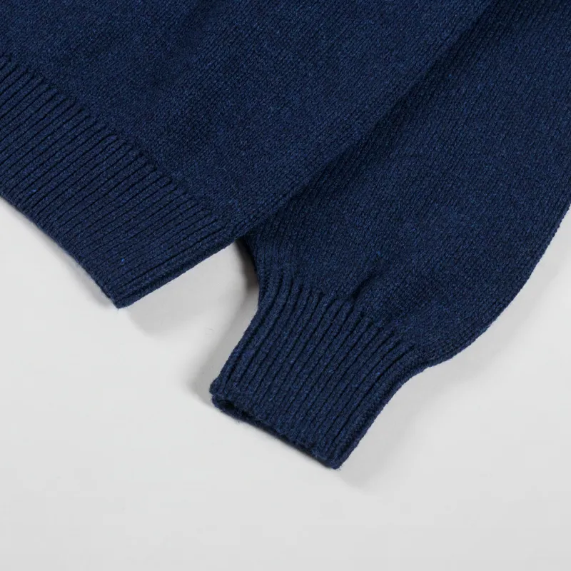 Colorful Standard Oversized Merino Wool Crew Marine Blue-6