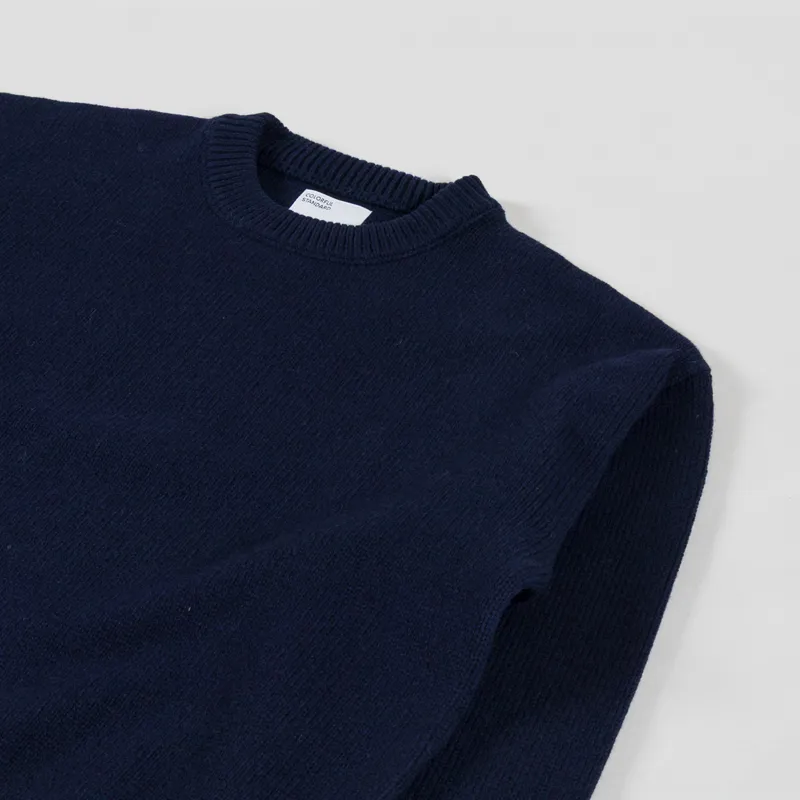 Colorful Standard Oversized Merino Wool Crew Navy Blue-2