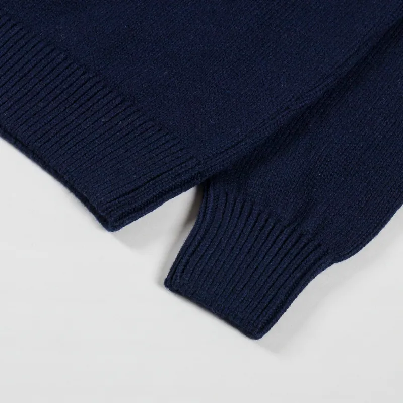 Colorful Standard Oversized Merino Wool Crew Navy Blue-6