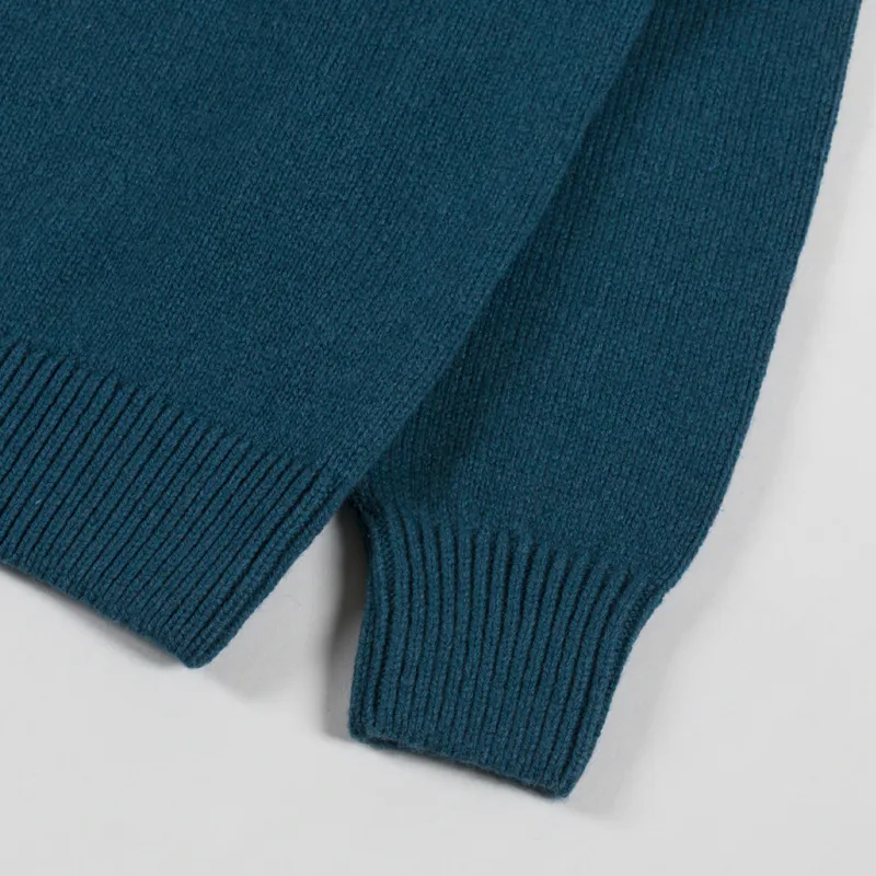 Colorful Standard Oversized Merino Wool Crew Ocean Green-6
