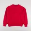 Colorful Standard Womens Oversized Merino Wool Crew Scarlet Red