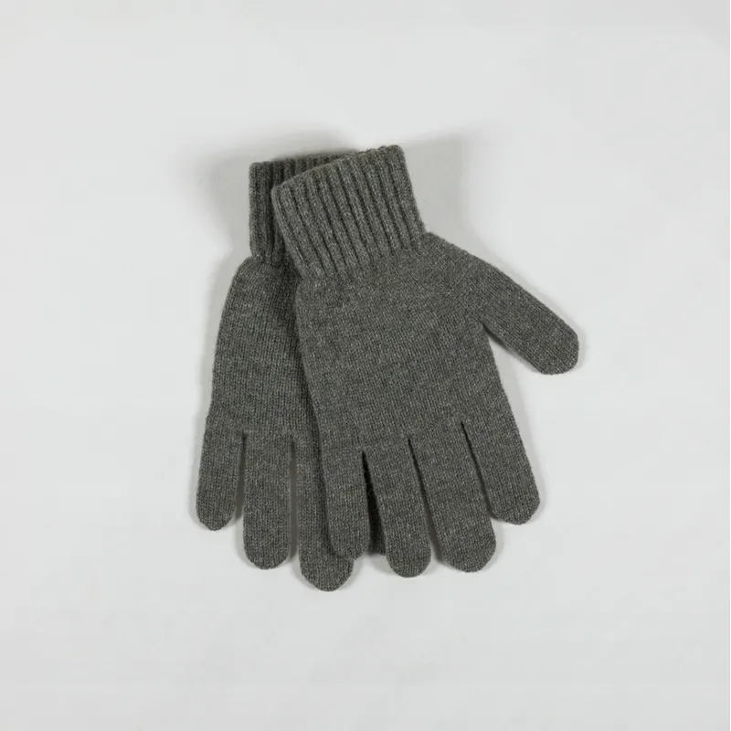 Colorful Standard Womens Merino Wool Gloves Dusty Olive
