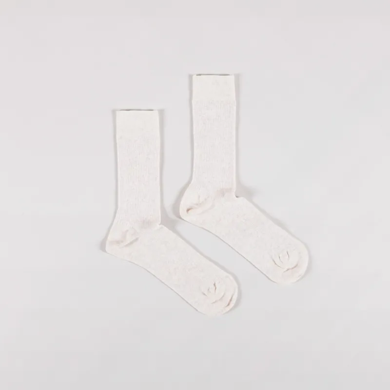 Colourful Standard Classic Organic Socks Ivory White