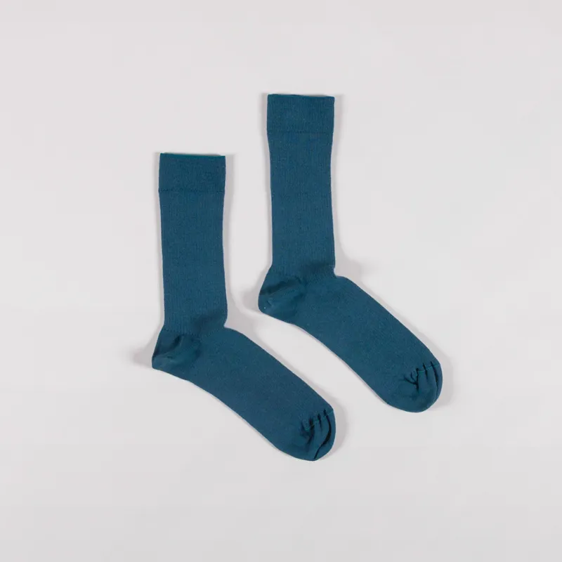 Colourful Standard Classic Organic Socks Ocean Green