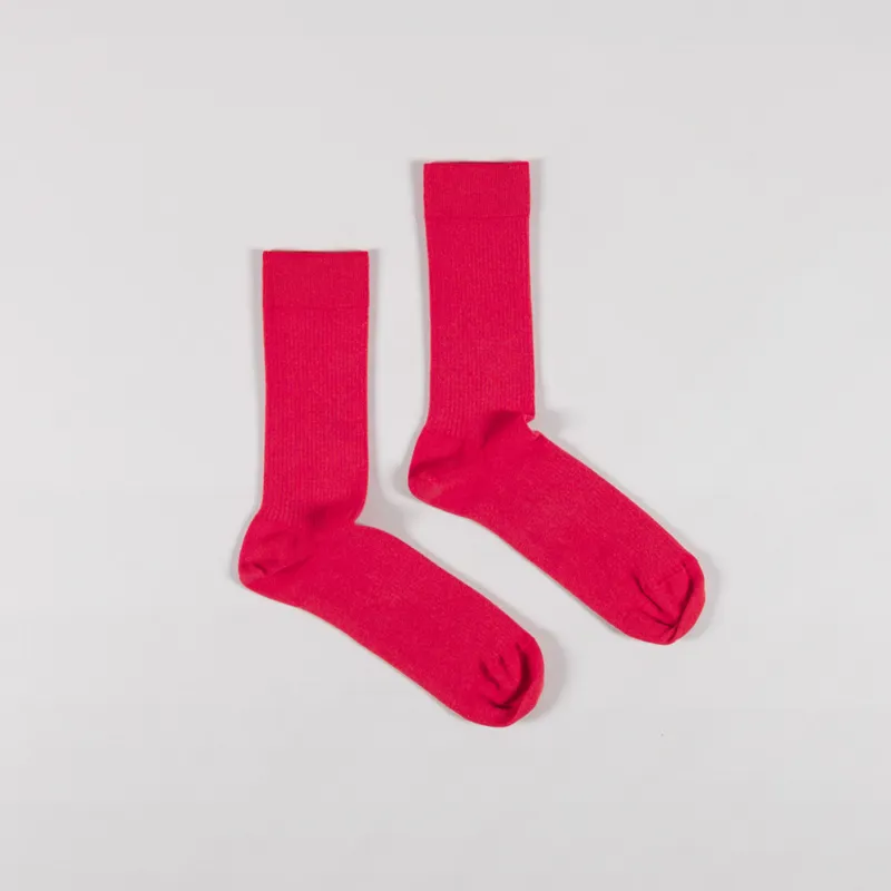 Colourful Standard Classic Organic Socks Red Tangerine