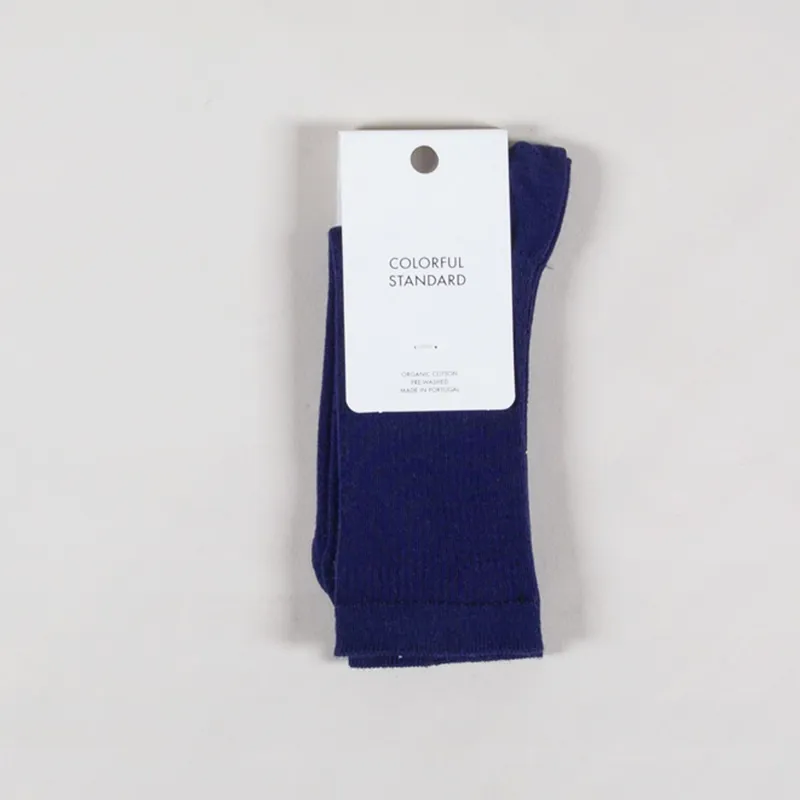 Colourful Standard Womens Classic Organic Sock Marine Blue