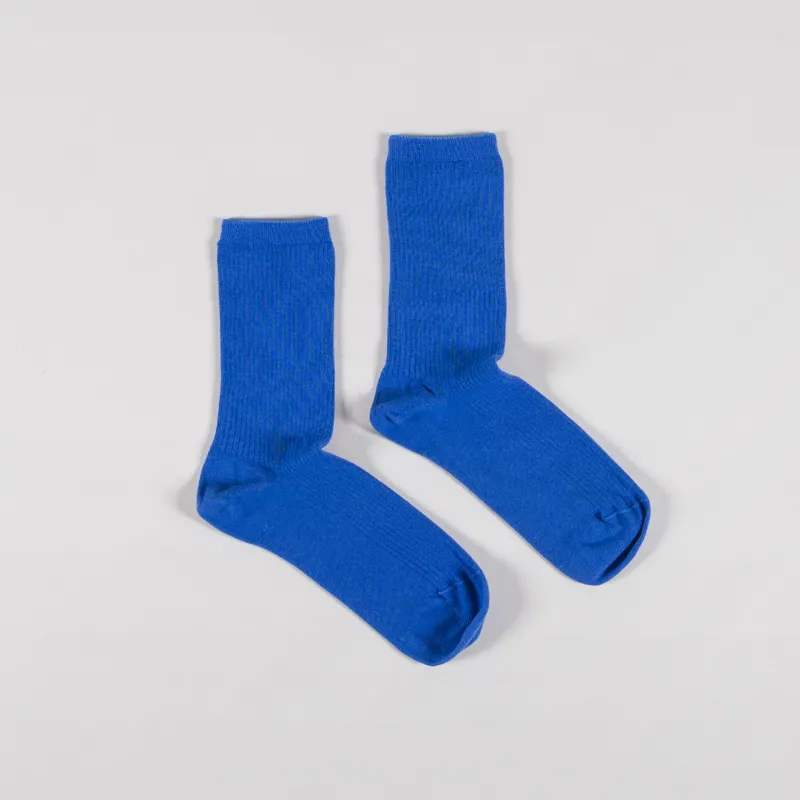 Colourful Standard Womens Classic Organic Socks Pacific Blue