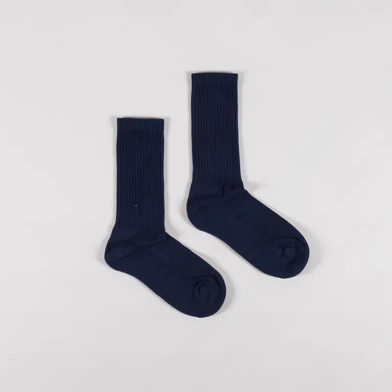 Colorful Standard Organic Active Socks Navy Blue