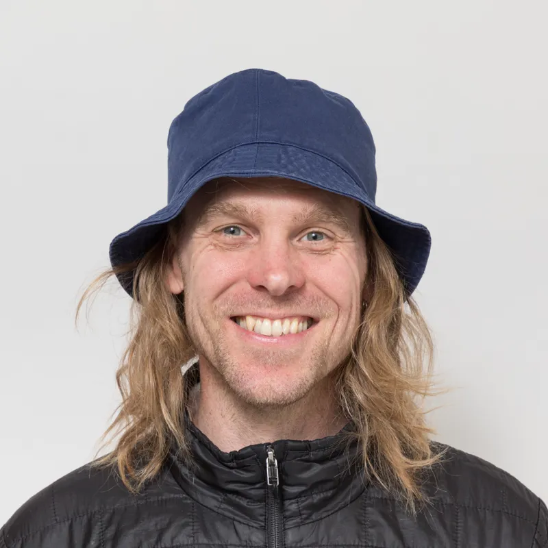 Colorful Standard Organic Cotton Bucket Hat Marine Blue-1