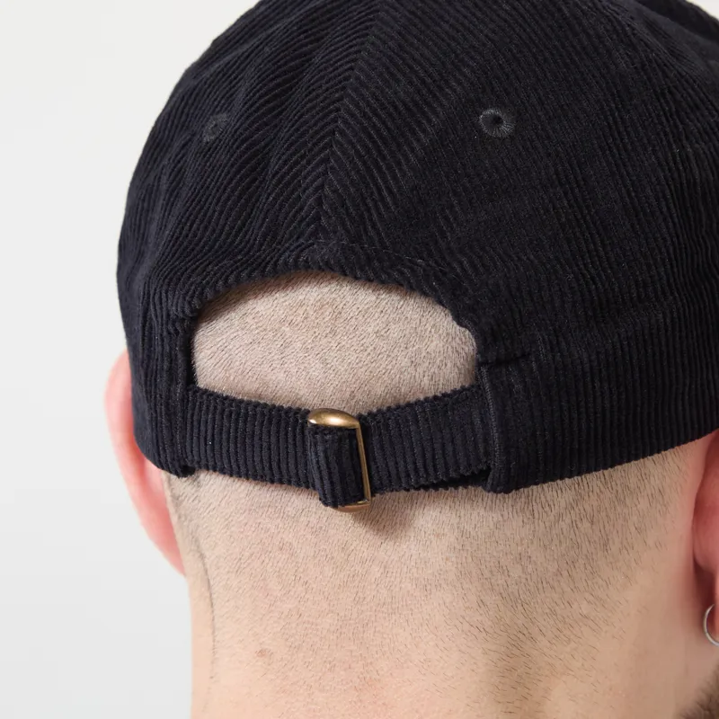 Colorful Standard Organic Corduroy Cap Deep Black-3