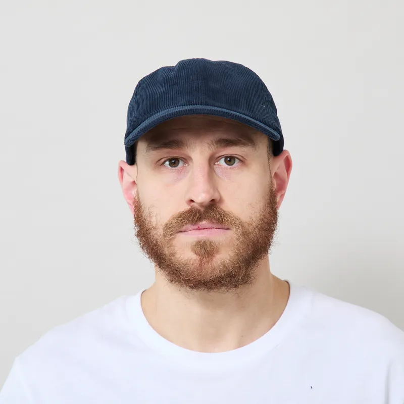 Colorful Standard Organic Corduroy Cap Navy-1