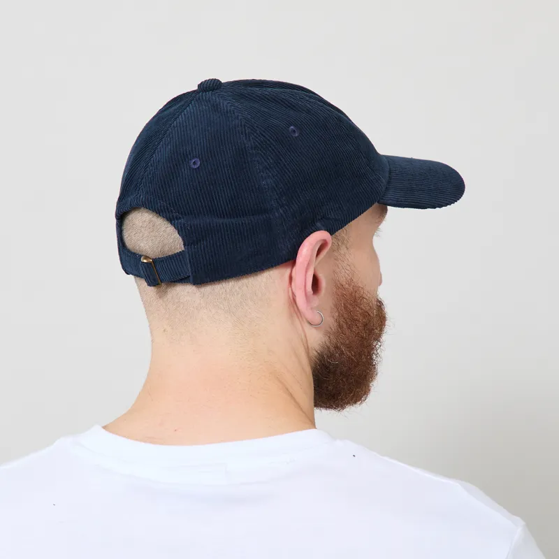 Colorful Standard Organic Corduroy Cap Navy-2