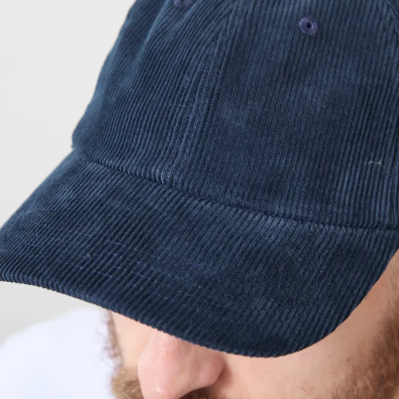 Colorful Standard Organic Corduroy Cap Navy-4