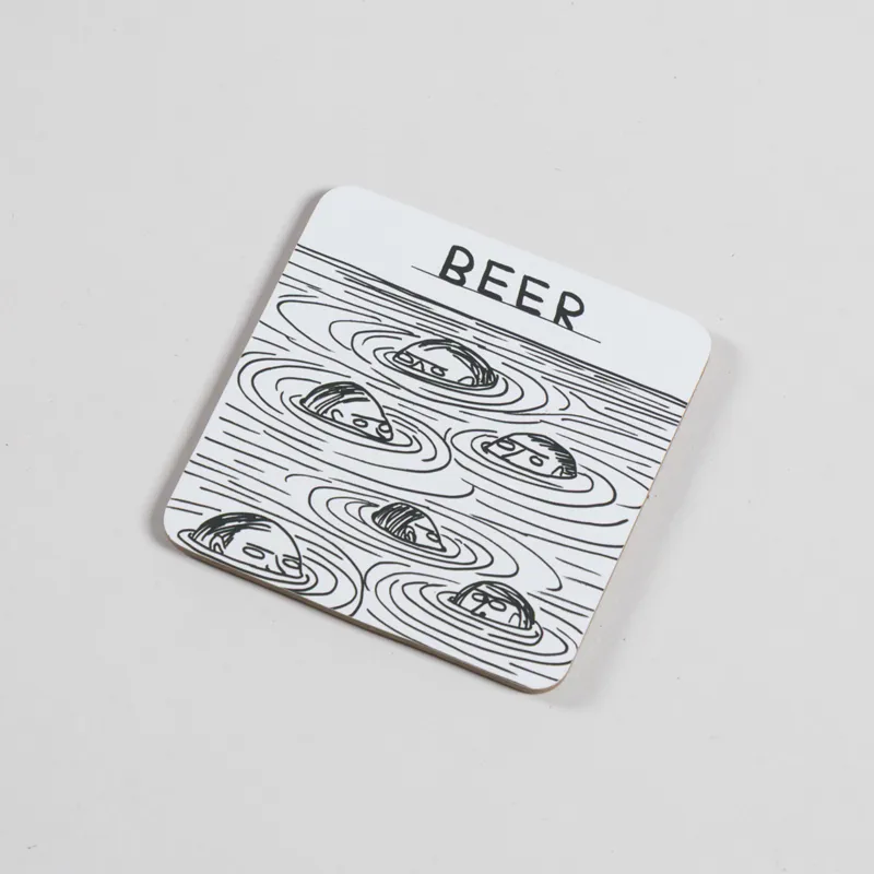 David Shrigley Beer Swimmers Coaster