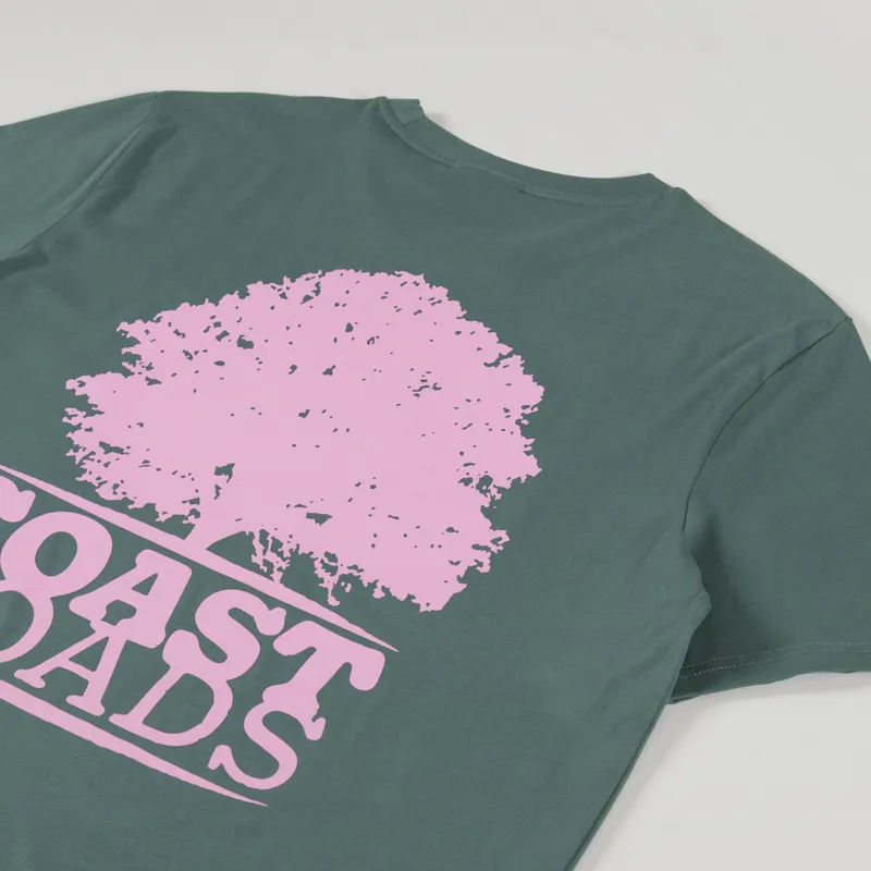 Working Class Heroes x Coast Roads Regular Fit T Shirt Green Bay-2