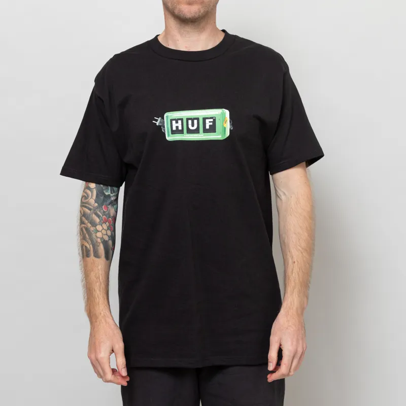 Huf Countdown T Shirt Black