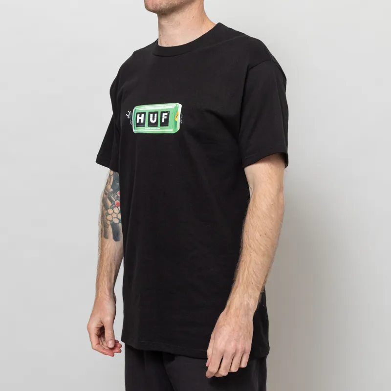 Huf Countdown T Shirt Black-1