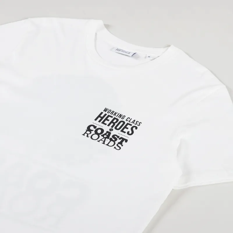 Working Class Heroes x Coast Roads Regular Fit T Shirt Off White-3