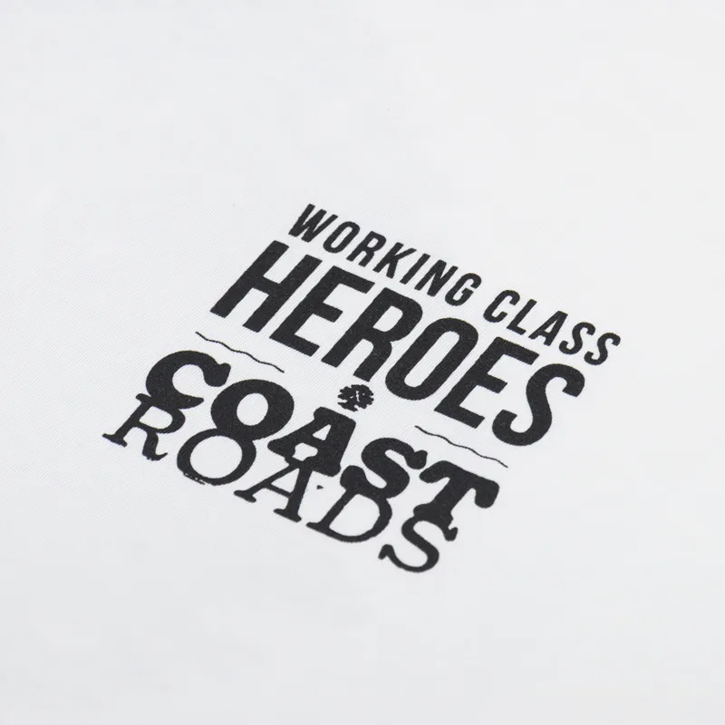 Working Class Heroes x Coast Roads Regular Fit T Shirt Off White-5