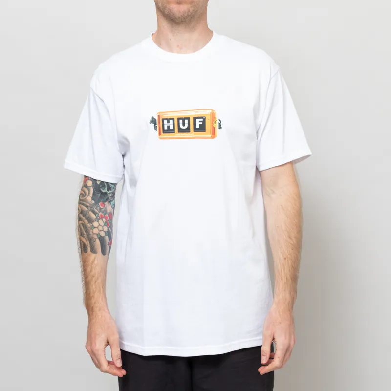 Huf Countdown T Shirt White