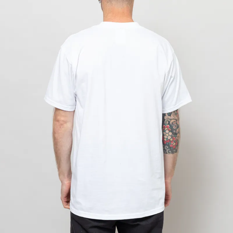 Huf Countdown T Shirt White-3