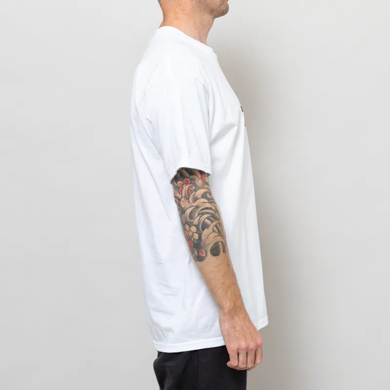 Huf Countdown T Shirt White-4