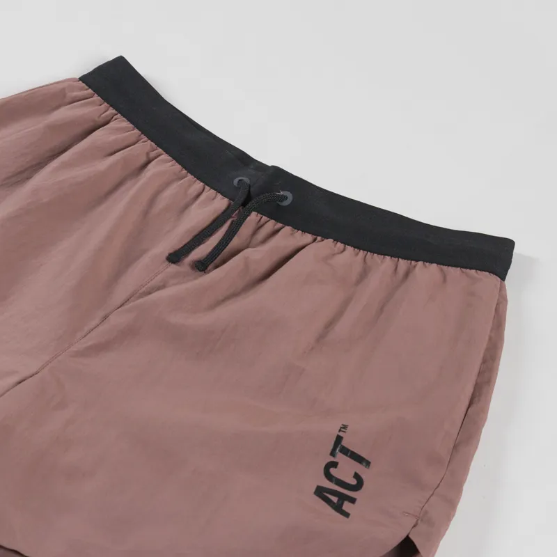 ACT Running ShellLight Shorts Terracotta-2