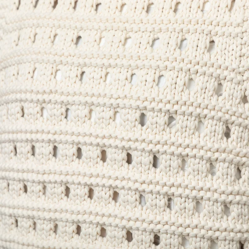 Stella Nova Womens Cotton Stitch Vest Cream-7