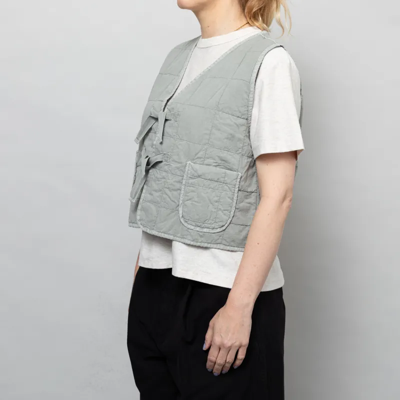 Girls Of Dust Womens Life Vest Quilt Oyster-1