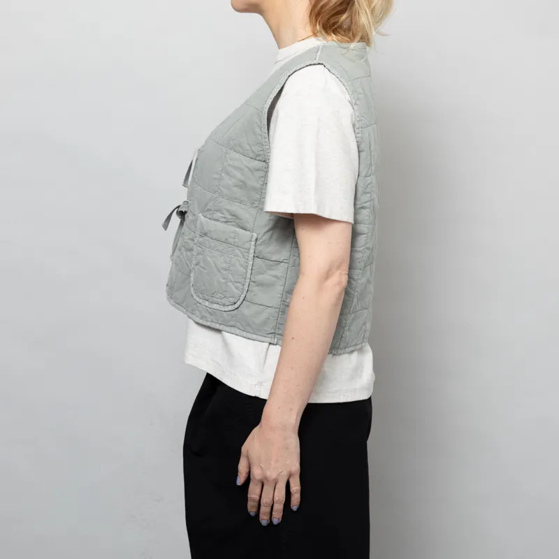 Girls Of Dust Womens Life Vest Quilt Oyster-2