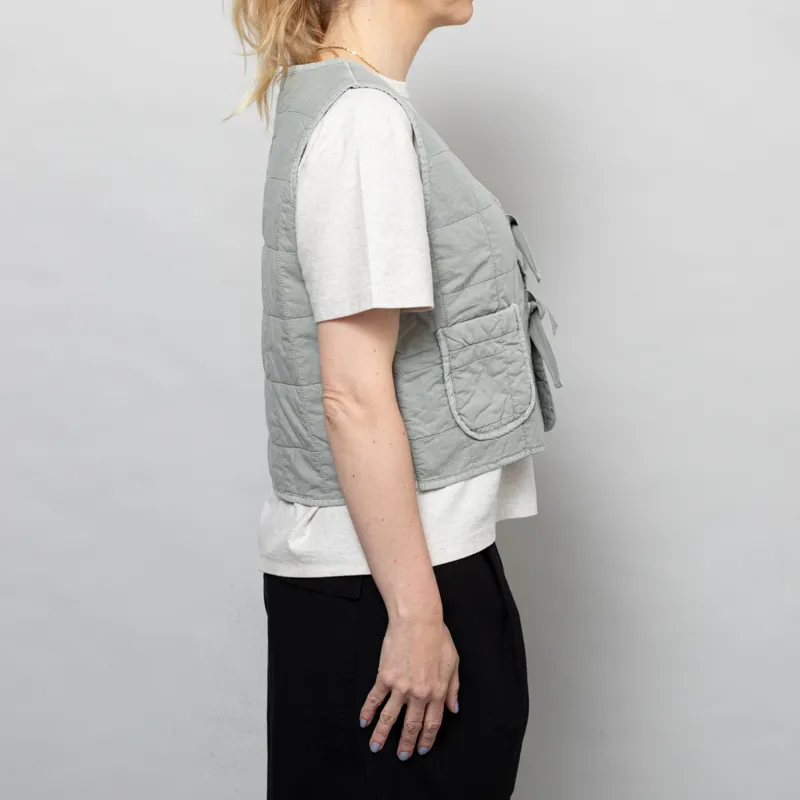 Girls Of Dust Womens Life Vest Quilt Oyster-4