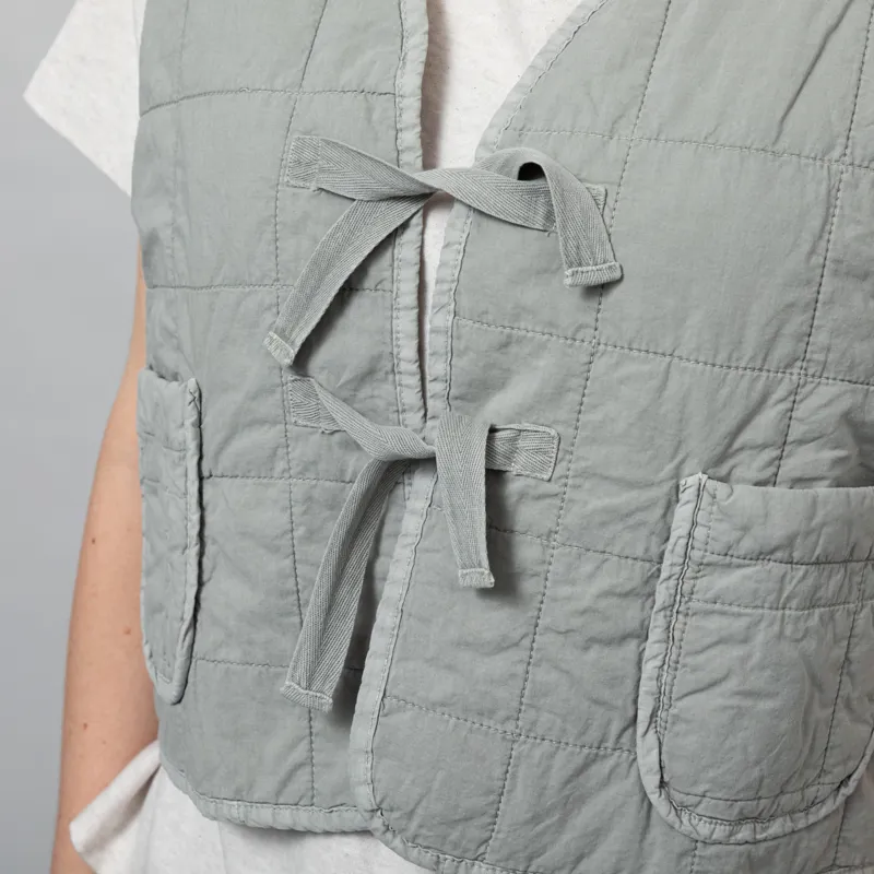 Girls Of Dust Womens Life Vest Quilt Oyster-5