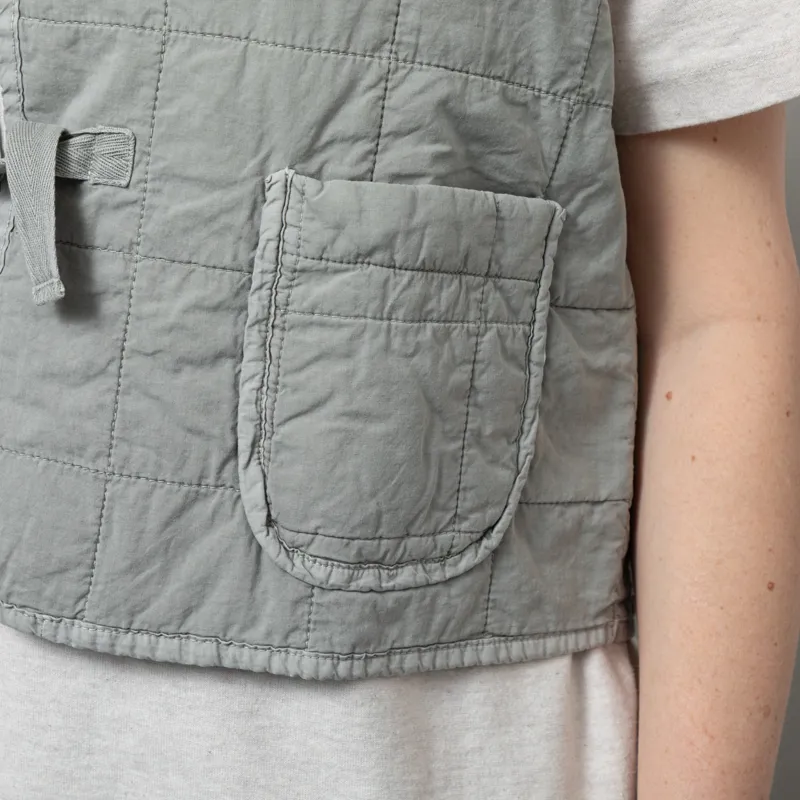 Girls Of Dust Womens Life Vest Quilt Oyster-6