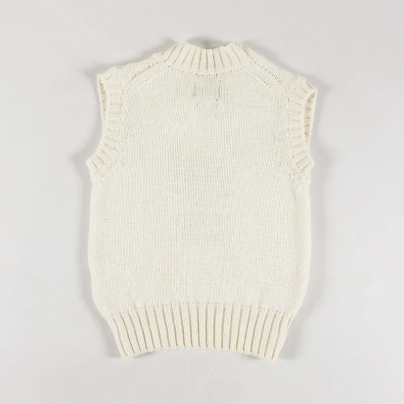 Howlin' Womens Close To The Flower Knitted Vest Ecru-5