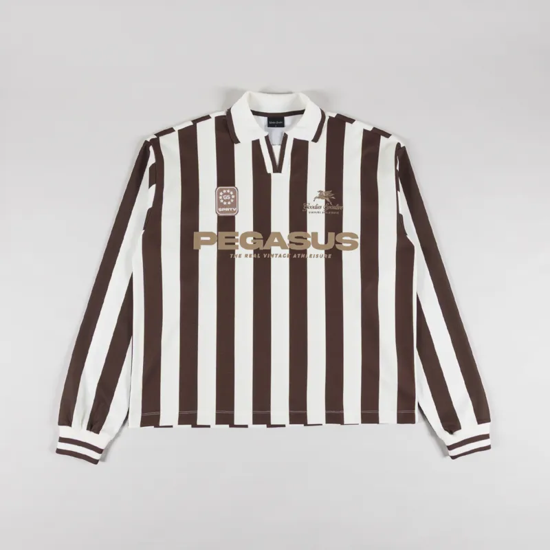 Goodies Sportive Vintage Football T Shirt Cocoa