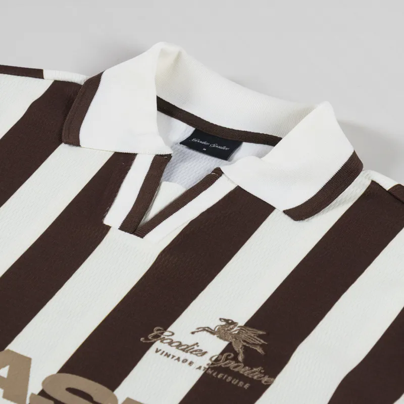 Goodies Sportive Vintage Football T Shirt Cocoa-4